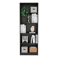 thumbnail image 5 of Nmkwnr 5 Shelves Wood Open Bookshelf Book Storage Rack Bookcase for Home, Office, Black, 5 of 5