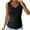 Black, variant on Womens Tank Tops with Built in Bra Stretch Sleeveless Top Tees Shirts V Neck Ribbed Basic Layer Camis