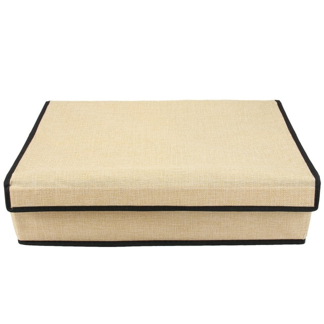 Organizador de cajones para ropa interior, calcetines y sujetadores, caja de almacenamiento con tapa