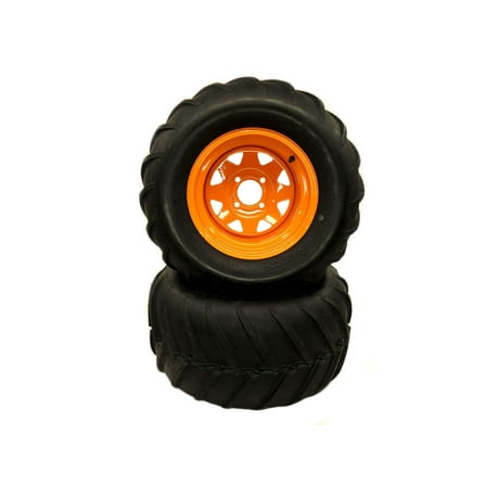 (2) Aggressive Tire Assemblies 24x12.00-12 Scag Patriot Tiger Cat II 61" 481850