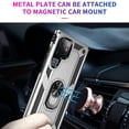 thumbnail image 3 of Allytechgroup Case for Samsung Galaxy A36 5G, Military Grade Protection Shockproof Cover with Metal Rotatable Ring Stand, Magnetic Car Mount Holder Case for Samsung Galaxy A36 5G, Silver, 3 of 6
