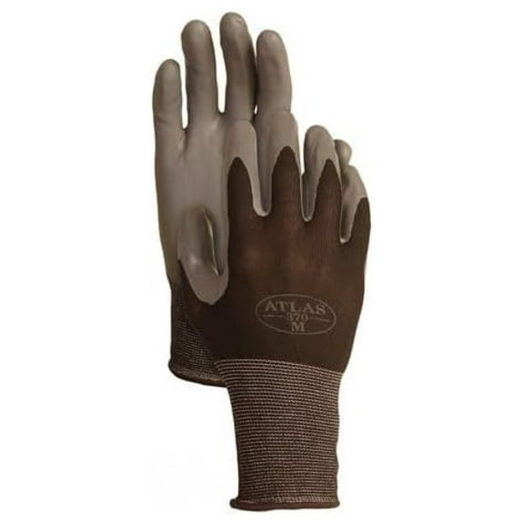 4 Pack 370BBK Atlas Nitrile Tough Gloves - Medium