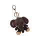 thumbnail image 3 of EeaseMX Llavero de elefante de peluche, adorno colgante para bolso, llave de coche (café oscuro), 3 of 7
