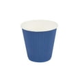 thumbnail image 5 of Restpresso 8 oz Midnight Blue Paper Coffee Cup - Ripple Wall - 3 1/2" x 3 1/2" x 3 1/4" - 500 count box, 5 of 11