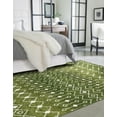 thumbnail image 3 of Rugs.com Moroccan Trellis Collection Rug – 4' x 6' Green Medium Rug Perfect For Entryways, Kitchens, Breakfast Nooks, Accent Pieces, 3 of 7