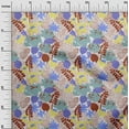 thumbnail image 3 of oneOone Rayon Purple Fabric Abstract Dress Material Fabric Print Fabric By The Yard 56 Inch Wide, 3 of 4