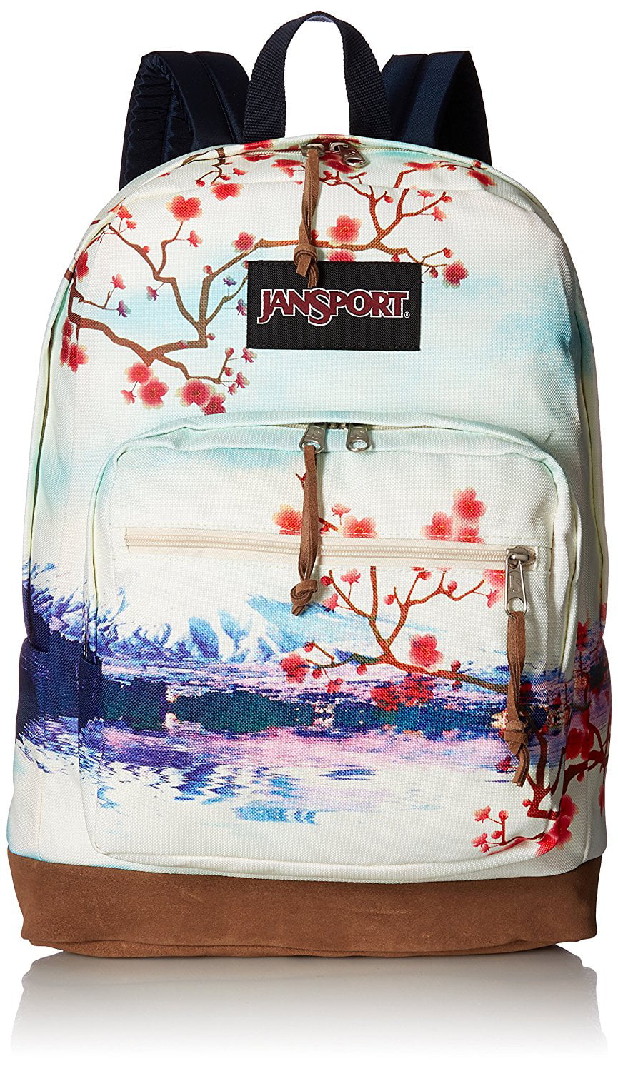 cherry jansport backpack