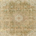 thumbnail image 1 of Ahgly Company Machine Washable Indoor Square Abstract Bronze Brown Area Rugs, 6' Square, 1 of 7