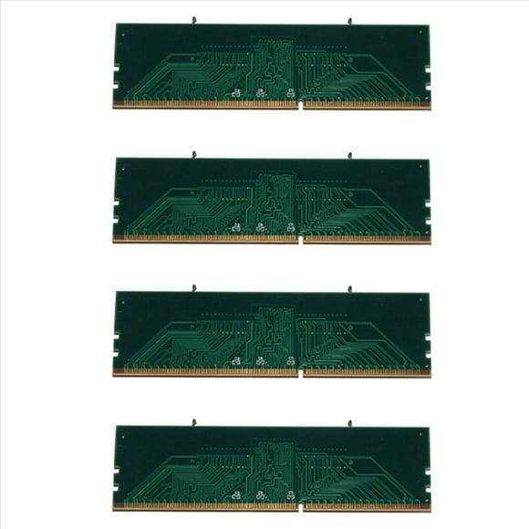 4X 1.5V DDR3 204 Ordenador Portatil SO-DIMM A Escritorio DIMM Adaptador de Memoria de Ranura