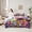 Colorful 593, variant on jejeloiu Personalized Gifts Doughnut Bedding Comforter Set 7-Piece,Letter C King Bedding Sets,Colorful Bowknot Bed Sheets For Child,Lightweight Room Decoration Reversible