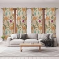 thumbnail image 6 of Desert Camels Kitchen Curtain for Berdoom Living Room Cafe 72 Inch Length, Vintage Sand Animals Aloe Vera Leaves Beige Tiers Curtains Light Filtering Drapes Window Treatment 2 Panels 52"Wx72"L, 6 of 8