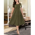 thumbnail image 2 of a.Jesdani Women's Plus Size Dresses Casual Short Sleeve Flowy Tiered Summer Maxi Dresses L-4X, 2 of 6