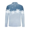 thumbnail image 4 of Blusa y camisa de manga larga con cuello vuelto para hombre, jersey con cremallera y solapa estampada, blusa de manga larga con cuello vuelto, blusa de poliéster para hombre, 4 of 5