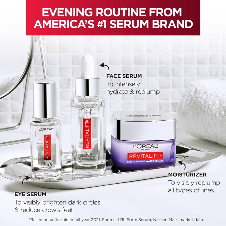 L'Oreal Paris Revitalift Line Plumping Water Cream, 1.7 oz