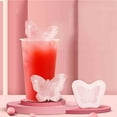 thumbnail image 1 of Vacemry 2Pcs Butterfly Ice Maker Tray, Silicone Ice For Homemade Ice Cream, Realistic Butterfly Shape Ice Makers For Cold Drinks Cocktails Beverages, Easy Release Ice Tray For Kitchen Bar Party, 1 of 9