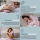 thumbnail image 4 of Almohada corporal con peso SleepCloud 3 kg, refrescante, 104 x 25 cm, 4 of 7