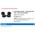 thumbnail image 2 of Coil Spring Insulator - Compatible with 1984 - 2001 Jeep Cherokee 1985 1986 1987 1988 1989 1990 1991 1992 1993 1994 1995 1996 1997 1998 1999 2000, 2 of 2