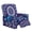 Boho Mandala Floral, variant on FOR U DESIGNS Zebra Blue Print Recliner Chair Covers Anti-Dust Reclining Slipcovers 4-Pieces Stretch Lazy Boy Recliner Soft Covers, Prevent Wear and Pet Hair