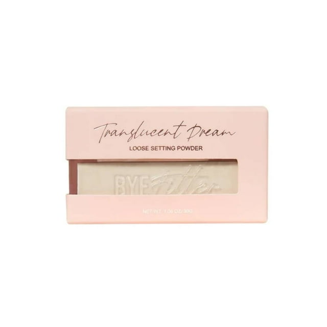 Polvo Fijador Beauty Creations Bye filter traslucent fija el maquillaje de 30g