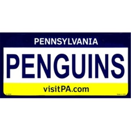 Pennsylvania State Background License Plates- Penguins
