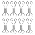 thumbnail image 1 of EeaseMX 200 pares de hebillas de metal para suéter, botones creativos para chaquetas y disfraces., 1 of 8