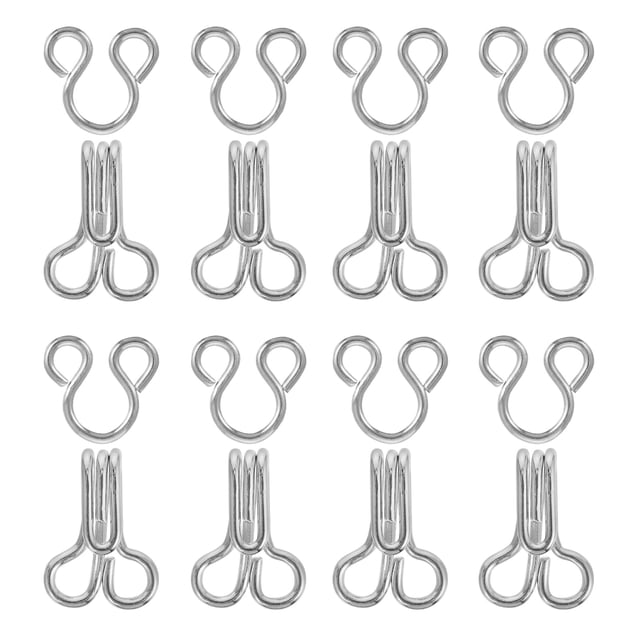 EeaseMX 200 pares de hebillas de metal para suéter, botones creativos para chaquetas y disfraces.