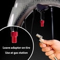 thumbnail image 4 of Bike Valve Transformer, Presta To Schrader Adapter For Quick Inflate Tire With Standard Pump Or Air Compressor, Easy To Install, Durable Build With Precision Threads, 5 Green, 4 of 5