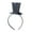 Black sequin bow, variant on Aellinatey Elegant Top Hat Headband Fascinators Hat Top Hat 1920s Tea Hat for Kids