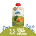 thumbnail image 3 of (3 pack) Earth's Best Organic Stage 2 Baby Food, Carrots Broccoli Veggie Puree, 3.5 oz Pouch, 3 of 10