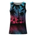 thumbnail image 4 of Father Day Sale!Basketball Palm Tree Tank Top for Men,Hawaii Tank Top Men Cool Novelty Printed Graphic Sleeveless Beach Tank Top,Muscle Shirt for Workout Gym Jogging,Hawaii Summer Vacation Tanks, 4 of 4