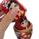thumbnail image 3 of 1 juego de 5 muñecas rusas anidadas elegantes Matryoshka de madera apilables para niños, 3 of 7