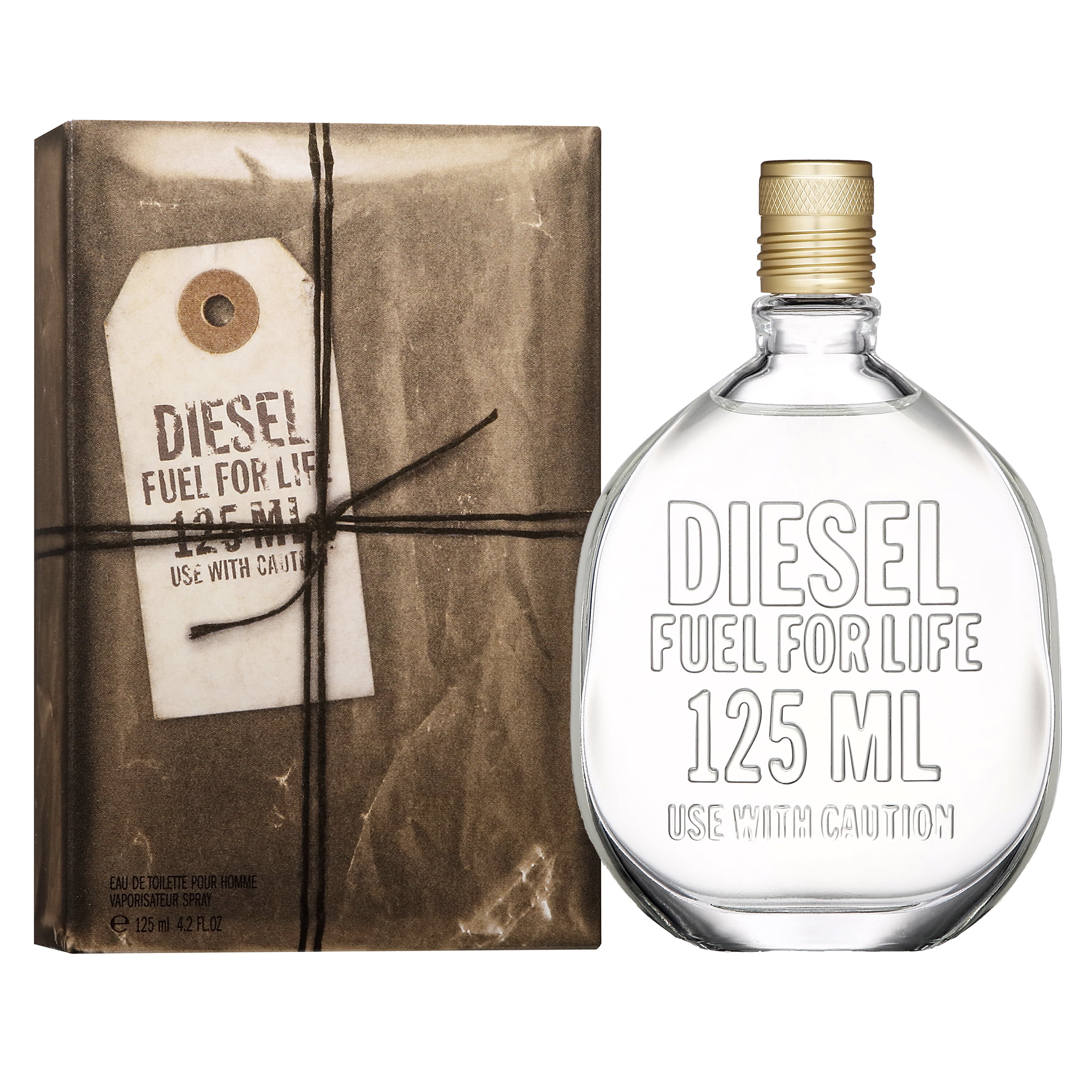 Diesel Fuel for Life Eau de Toilette Spray, Cologne for Men, 4.2 Fluid Ounce