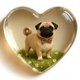 thumbnail image 1 of Adorno de escritorio de acrílico en forma de corazón transparente, ideal como regalo para peluqueros caninos o salones de belleza, 1 of 3