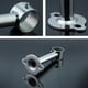 thumbnail image 3 of WORGEOUS 2 Unids 32 MM de Acero Inoxidable Armario Varilla Soporte Armario de Montaje Soporte de Tubo Heavy Duty Cortina de Ducha Tubería para Balcón Baño cocina, 3 of 7