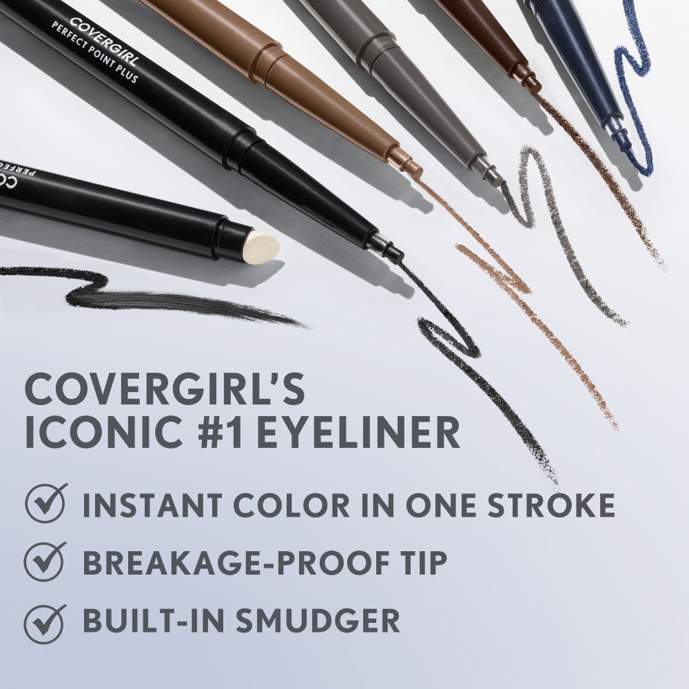 CoverGirl Perfect Point Plus Eyeliner - 200 Black Onyx 0.008 oz Eyeliner - image 5 of 13