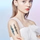 thumbnail image 4 of Tatuajes temporales, paquete de 20 pegatinas de tatuaje para mujeres y niñas, sexy en el cuerpo, mano, brazo, clavícula, 4 of 6