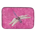 thumbnail image 1 of Carolines Treasures 8891DDM Libellule sur Plat Rose Tapis de Séchage, 1 of 1
