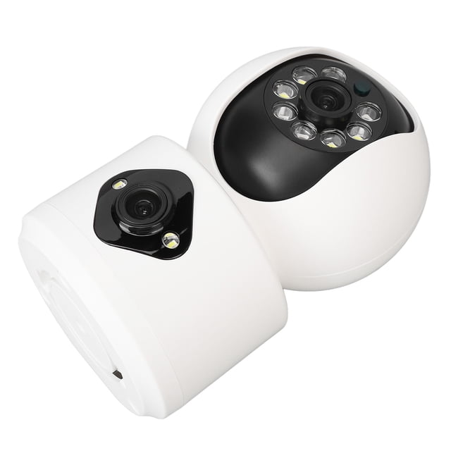 Cámara De Vigilancia, Cámara De Seguridad De Visión Nocturna Con Intercomunicador Bidireccional De 100-240 V Para Oficina