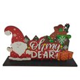 thumbnail image 2 of Fiudx Adornos Navideños de Madera, Muñeco de Nieve, Papá Noel, Diseño de Camión Rojo Vintage, Patrones Coloridos y Brillantes, Fáciles de Colgar, Decoración para Fiestas de Invierno, Adornos para Árb, 2 of 2