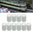 thumbnail image 6 of 10 Pieces Miniature Oil Barrel HO Scale Train Layout Plastic Material for Model Car Garage Decoration, 6 of 9
