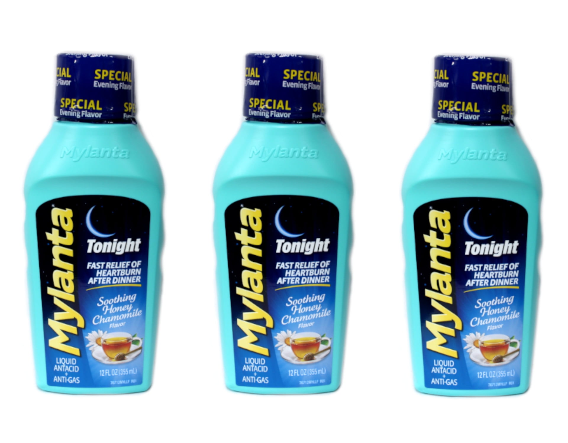 Mylanta Tonight Soothing Honey Chamomile, 12 Ounce - Pack of 3
