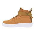 thumbnail image 4 of Nike SF Air Force 1  Mid Big Kids' Shoes Desert Ochre/Sequoia/White aj0424-700, 4 of 6