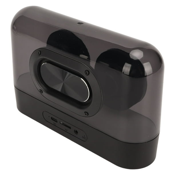 Altavoz , Subwoofer Recargable Con Carcasa Transparente, Altavoz Inalámbrico, Luz LED Colorida, Soporte De Entrada Auxiliar Para Acampar Para PC