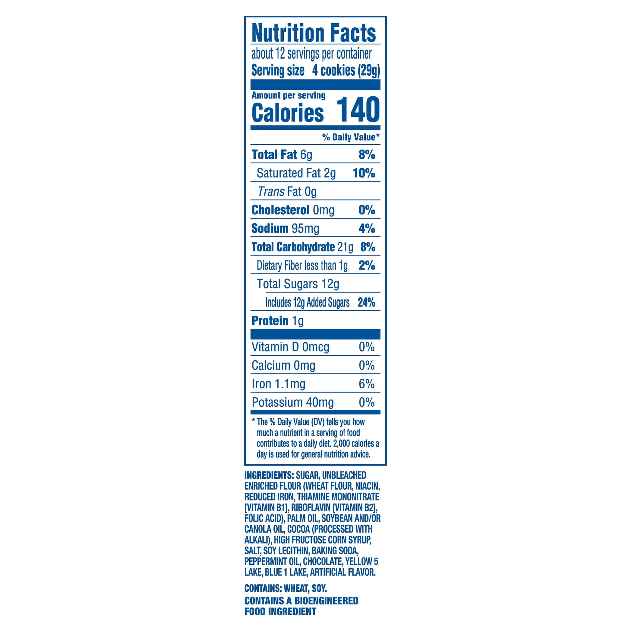 (3 pack) OREO Thins Mint Creme Chocolate Sandwich Cookies, Family Size, 11.78 oz
