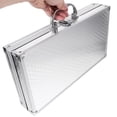 thumbnail image 2 of Aluminum Tool Box Portable Carrying Case Flight Storage Case Hard Shell Carrying Case, 2 of 6