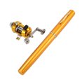 thumbnail image 2 of Combo de Caña de Pesca Kit Combo de Carrete de Carrete Mini Telescópico de Bolsillo Portátil Policita Polo de Pesca + Carrete Accesorios de Pesca de Aleación de Aluminio, 2 of 7