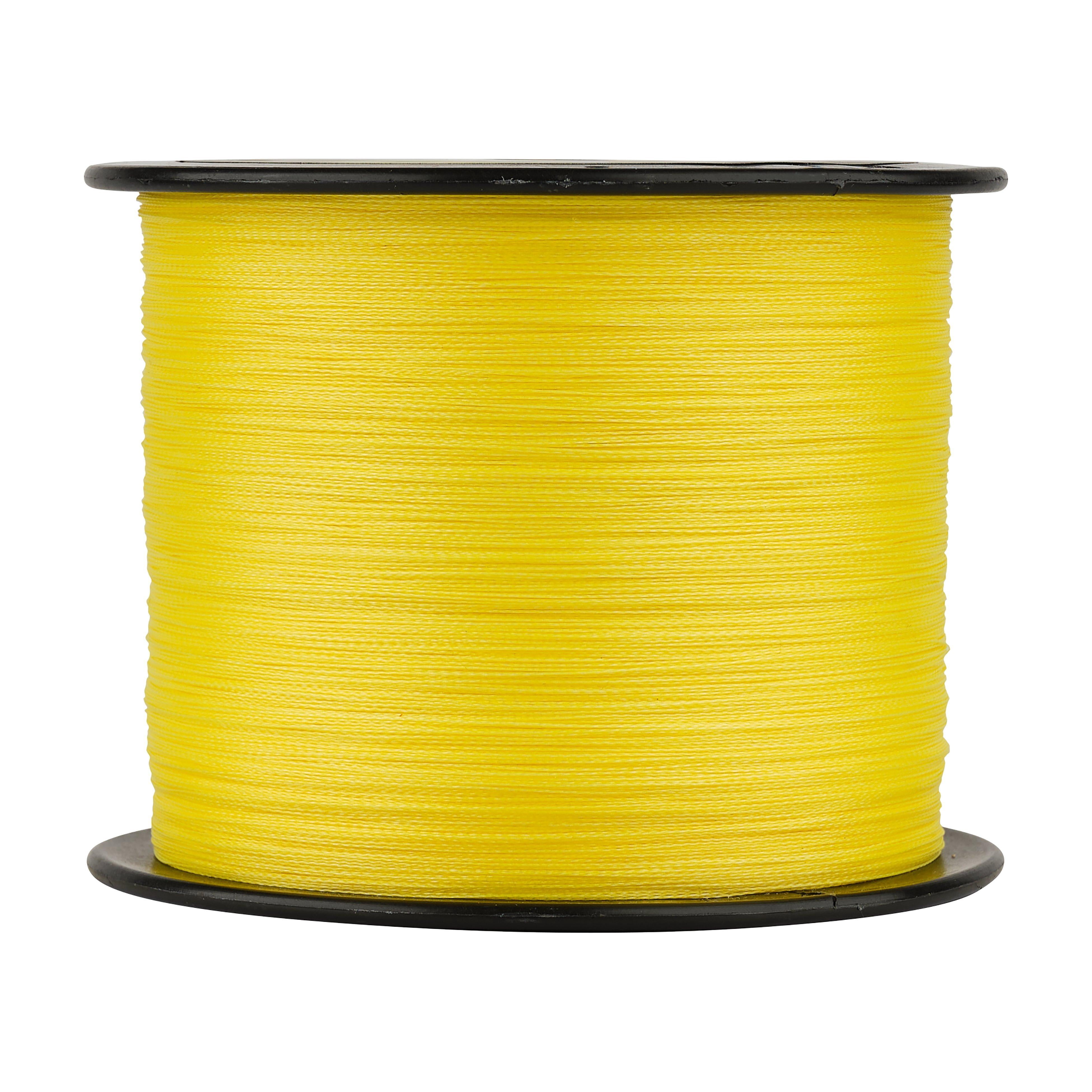 SpiderWire DuraBraid Fishing Line, Hi-Vis Yellow, 10 lb Test Strength, 3000 yd