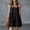 Black, variant on Dresses for Women Jerdar Summer Dresses for Women Spaghetti Strap Button Down Casual Sundress Beach Cover Up Dress with Pockets 2026 L