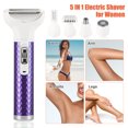 thumbnail image 2 of Unique Bargains Rasoir Électrique 5 en 1 Tondeuse Rechargeable Sans Fil Violet, 2 of 7