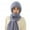 Grey, variant on ievspot Women Winter Hat with Integrated Scarf Thick Warm Knitted Full Protection Outdoor Travel Cold Weather Cap